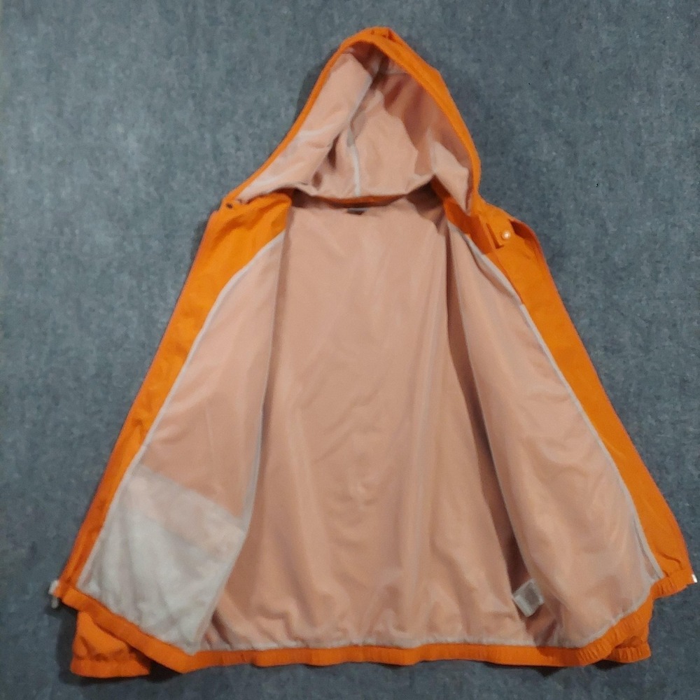 Vintage Nike Jacket Mens XL Orange Hooded Windbreaker Full‎ Zip Lightweight Logo - Picture 4 of 9